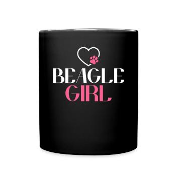 Beagle Gift Beagle Owner - Full Colour Mug - black - Front