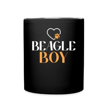 Beagle Gift Beagle Owner - Full Colour Mug - black - Front