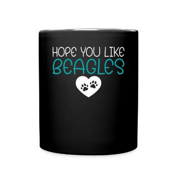 Beagle Gift Beagle Owner - Full Colour Mug - black - Front