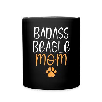 Beagle Gift Beagle Owner - Full Colour Mug - black - Front