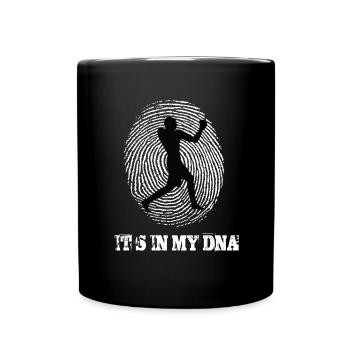 Boxsport Its In My Dna - Tasse einfarbig - Schwarz - Vorne