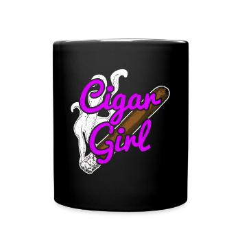 Zigarren Zigarren - Tasse einfarbig - Schwarz - Vorne