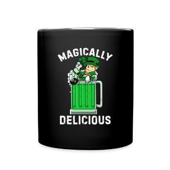 Idée magiquement délicieuse St Patricks Day Boire - Mug uni - noir - Devant