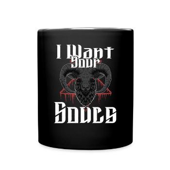 Satan Beelzebub Devil Gothic Pentagram Mystical - Full Colour Mug - black - Front