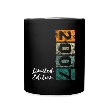 Édition Limitée Millésime Anniversaire Année 2007 - Mug uni - noir - Devant