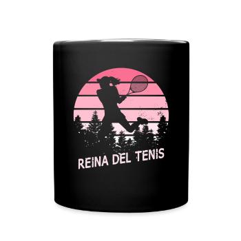 Tenista | Mujer | Reina Del Tenis - Mug uni - noir - Devant