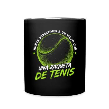 Hombre Tenista Tenis Divertido - Mug uni - noir - Devant