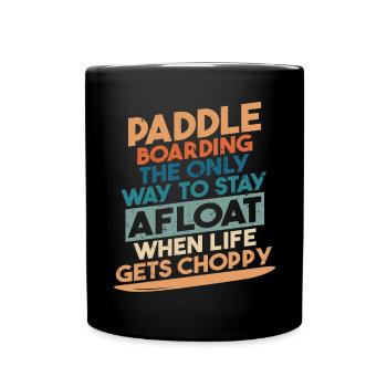 Stand-up paddle - Mug uni - noir - Devant