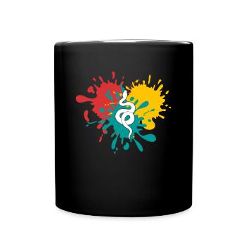 Snake - Full Colour Mug - black - Front