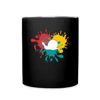 Escargot - Mug uni - noir - Devant