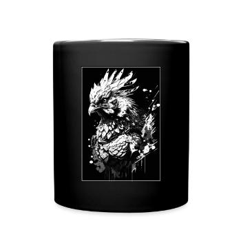 Chickens Whisperer Farm Farmer Chicken coop Chicken - Full Colour Mug - black - Front