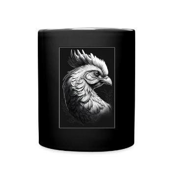 Chickens Whisperer Farm Farmer Chicken coop Chicken - Full Colour Mug - black - Front