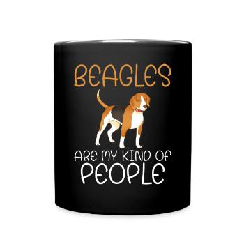 Beagle Gift Beagle Owner - Full Colour Mug - black - Front