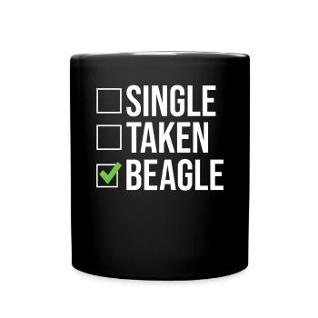 Beagle Gift Beagle Owner - Full Colour Mug - black - Front