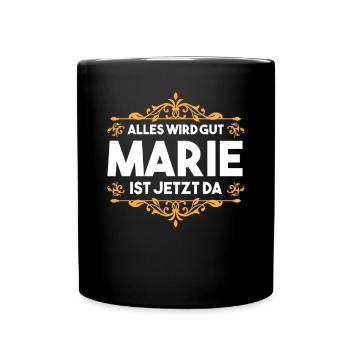 Marie - Tasse einfarbig - Schwarz - Vorne