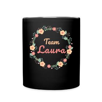 Team Laura - Bridal JGA - Full Colour Mug - black - Front