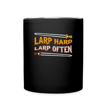 LARP RPG RPG Design for a Larper - Full Colour Mug - black - Front