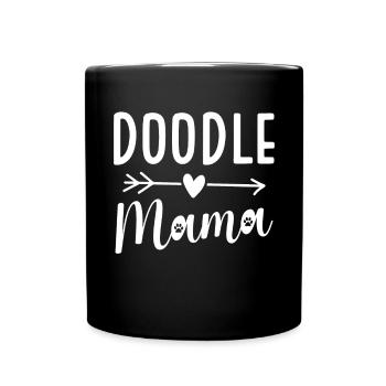 Doodle Mama Labradoodle Femme Goldendoodle - Mug uni - noir - Devant