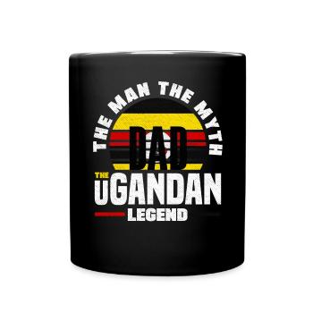 Ugandan Uganda Ugandan Flag Quote - Full Colour Mug - black - Front