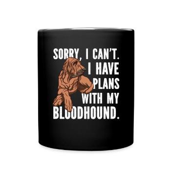 Limier Chien Limier - Mug uni - noir - Devant