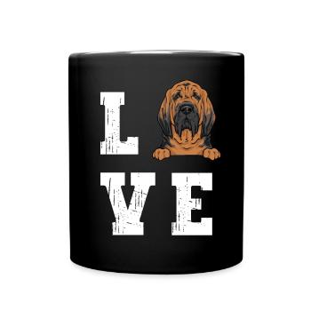 Limier Chien Limier - Mug uni - noir - Devant