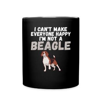 Beagle Cadeau Beagle Propriétaire - Mug uni - noir - Devant