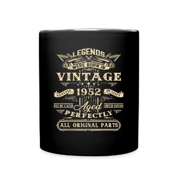 Cadeau d’anniversaire de 70 ans pour les légendes nées en 1952 70 ans - Mug uni - noir - Devant