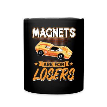 Les aimants sont pour les perdants - Slot Car - Mug uni - noir - Devant
