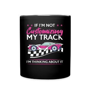 Si je ne personnalise pas ma piste, je pense à - Mug uni - noir - Devant