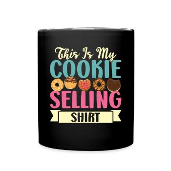 This Is My Cookie Selling - Full Colour Mug - black - Front