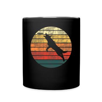 Dog Training Dog Trainer Dog Retro Gift - Full Colour Mug - black - Front