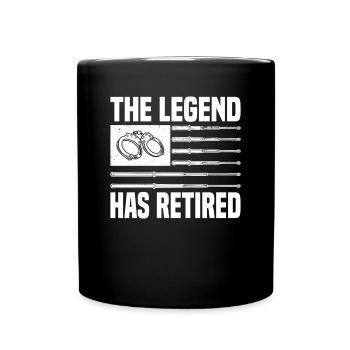 Shérif adjoint Police Law Officer Guard - Mug uni - noir - Devant