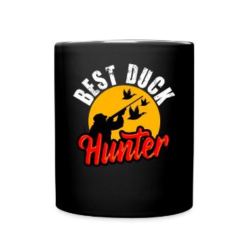 Best Duck Hunter - Full Colour Mug - black - Front