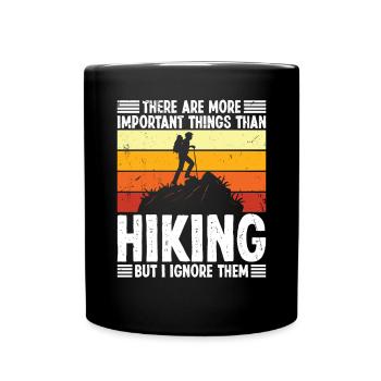 There are more important things - Full Colour Mug - black - Front
