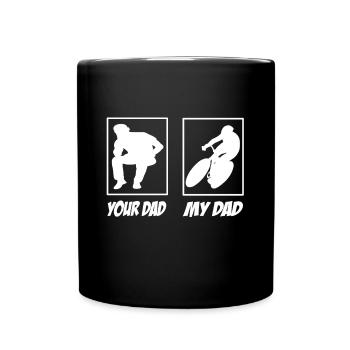 Your Dad My Dad Road Bike Dad - Full Colour Mug - black - Front