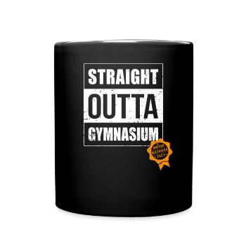 Abi 2023 Abitur exam passed Graduation Abitur - Full Colour Mug - black - Front