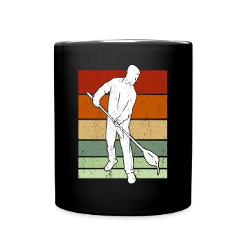 Souffleur de verre soufflant de verre - Mug uni - noir - Devant