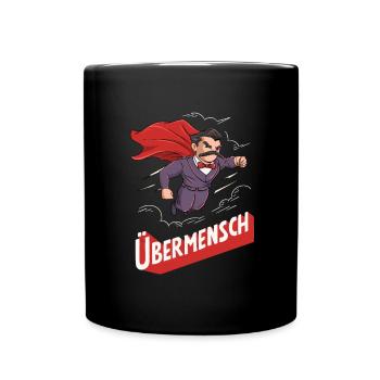 Nietzsche Übermensch Philosophy - Full Colour Mug - black - Front