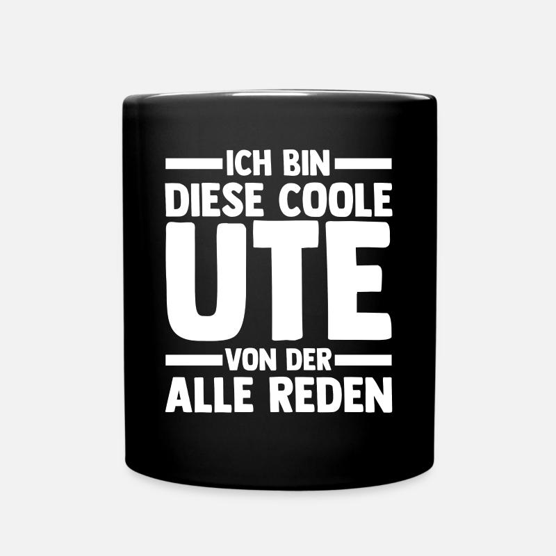 Ute - Tasse einfarbig - Schwarz