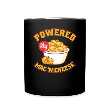 Macaroni au fromage Macaroni au fromage Pâtes et macaronis au fromage - Mug uni - noir - Devant