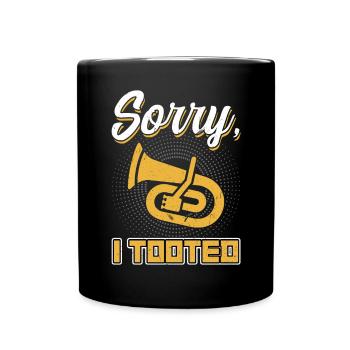 Sorry I Tooted - Euphonium - Mug uni - noir - Devant