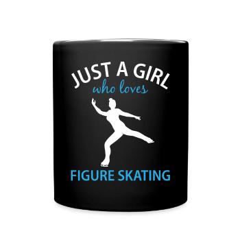 Citation de patinage artistique Cadeau de patinage artistique - Mug uni - noir - Devant