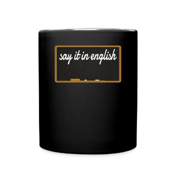 Teacher accessories for your humor - Full Colour Mug - black - Front