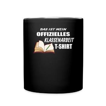 Lehrer Zubehör für deinen Humor - Tasse einfarbig - Schwarz - Vorne