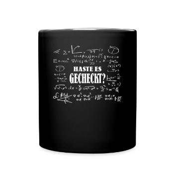 Lehrer Zubehör für deinen Humor - Tasse einfarbig - Schwarz - Vorne