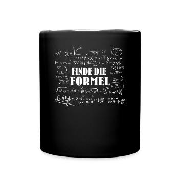 Lehrer Zubehör für deinen Humor - Tasse einfarbig - Schwarz - Vorne