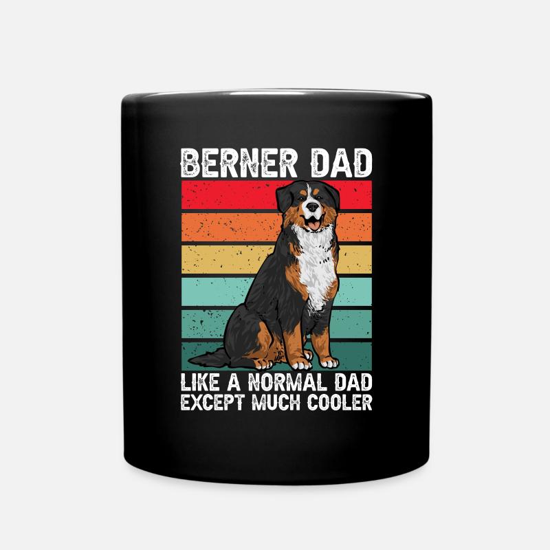 Berner Sennenhund - Tasse einfarbig - Schwarz