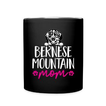 Bernese Mountain Dog - Full Colour Mug - black - Front