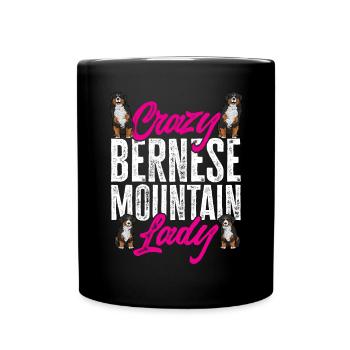 Bernese Mountain Dog - Full Colour Mug - black - Front
