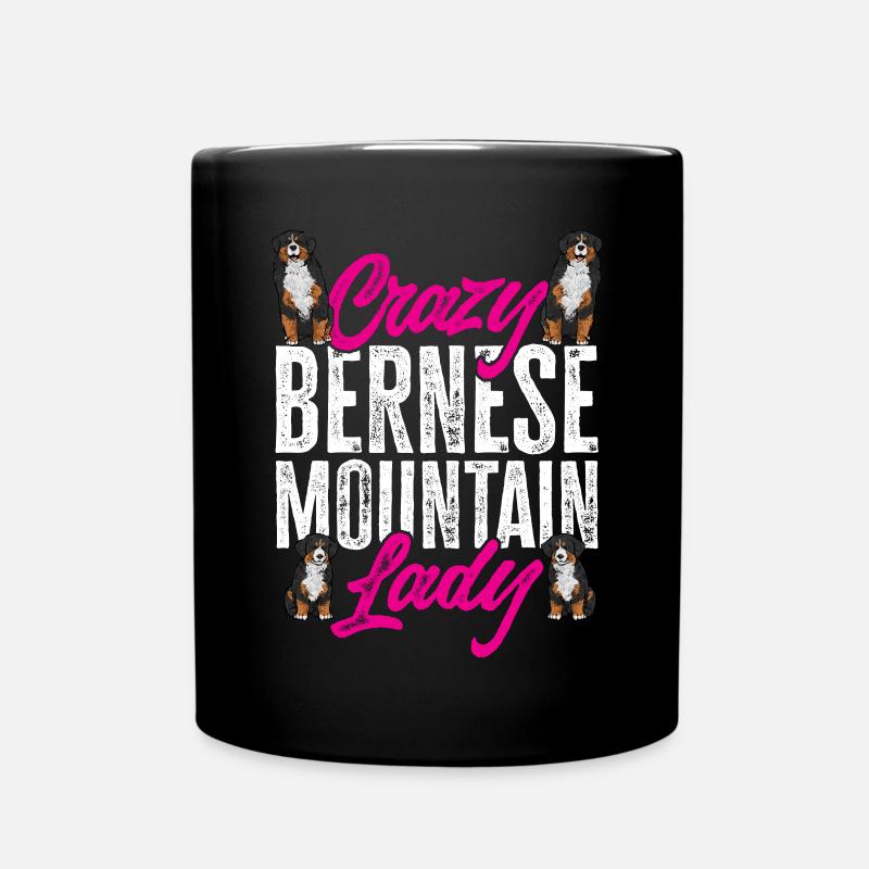 Berner Sennenhund - Tasse einfarbig - Schwarz